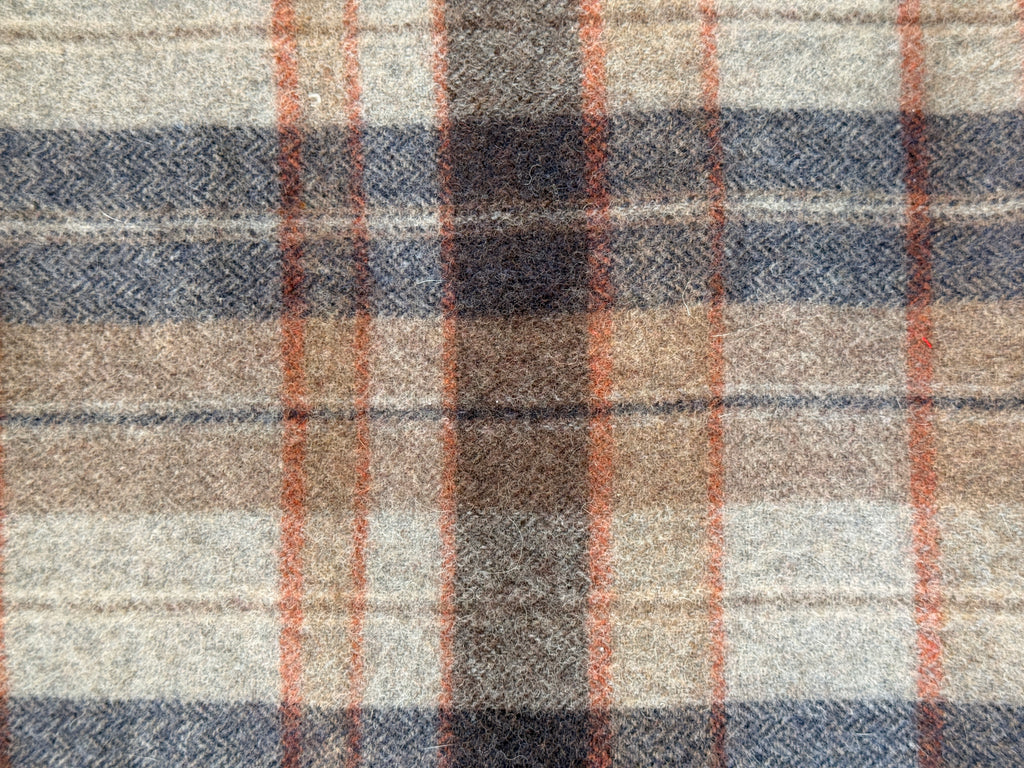Italian Wool Plaid Blanket