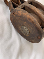 Vintage Pulley with Hook
