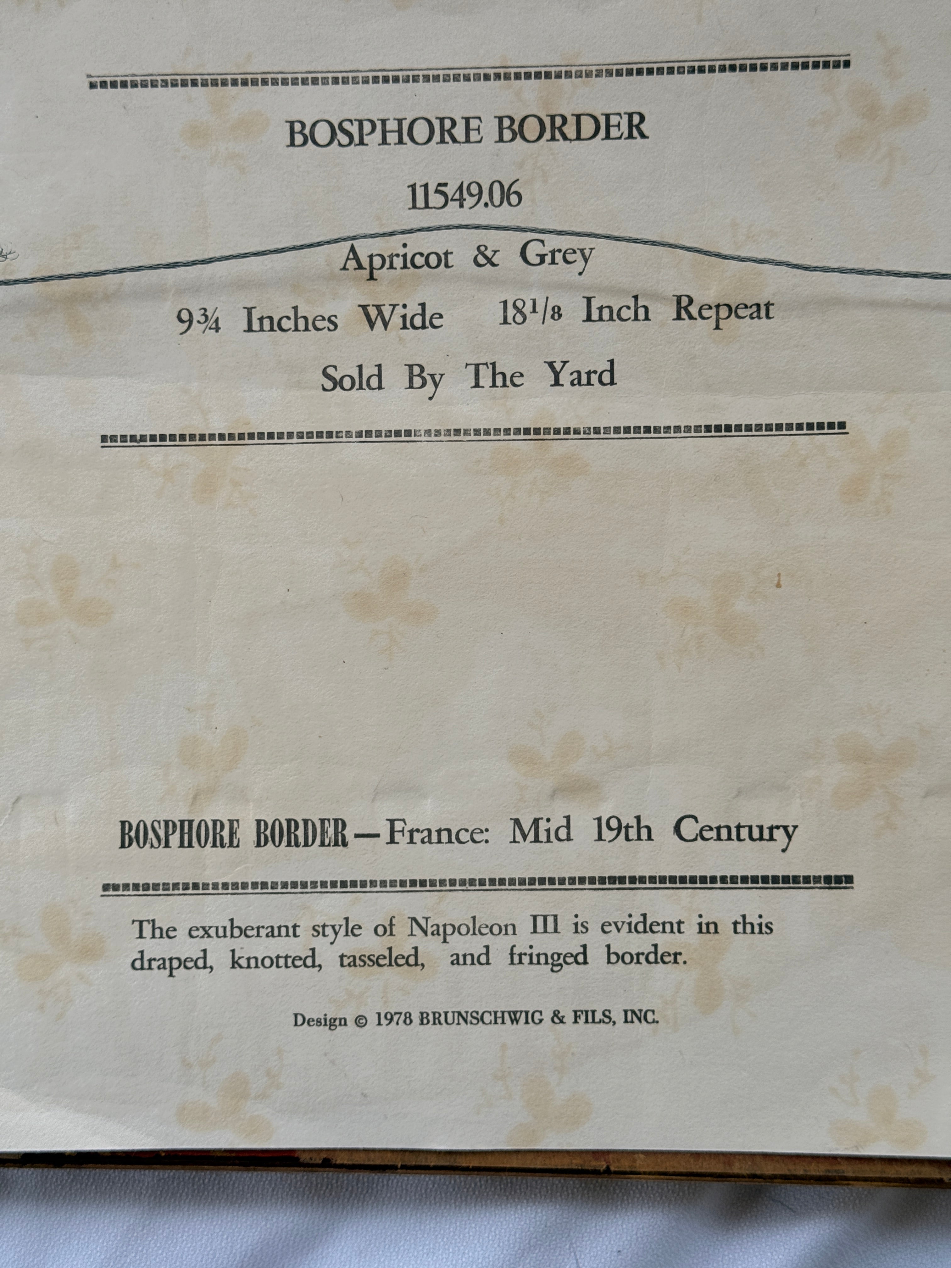 Framed Vintage Wallpaper