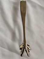Silver Eagle Claw Ice Tongs