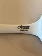 Ceramic Pie Server with Black & White Toile Pattern