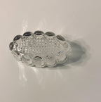 Ribbed Glass Spoon Rest