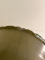 Green Stoneware Bowl