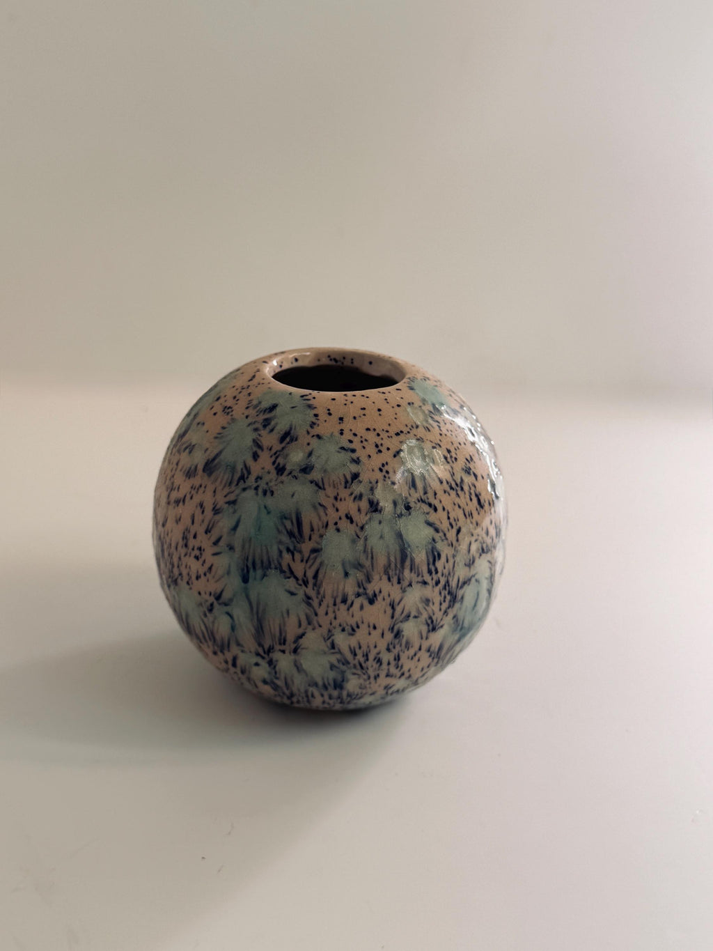 Handmade Clay Bud Vase, Small Rustic Pottery Vase, Textured Ceramic Vessel