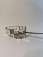 Ribbed Glass Spoon Rest