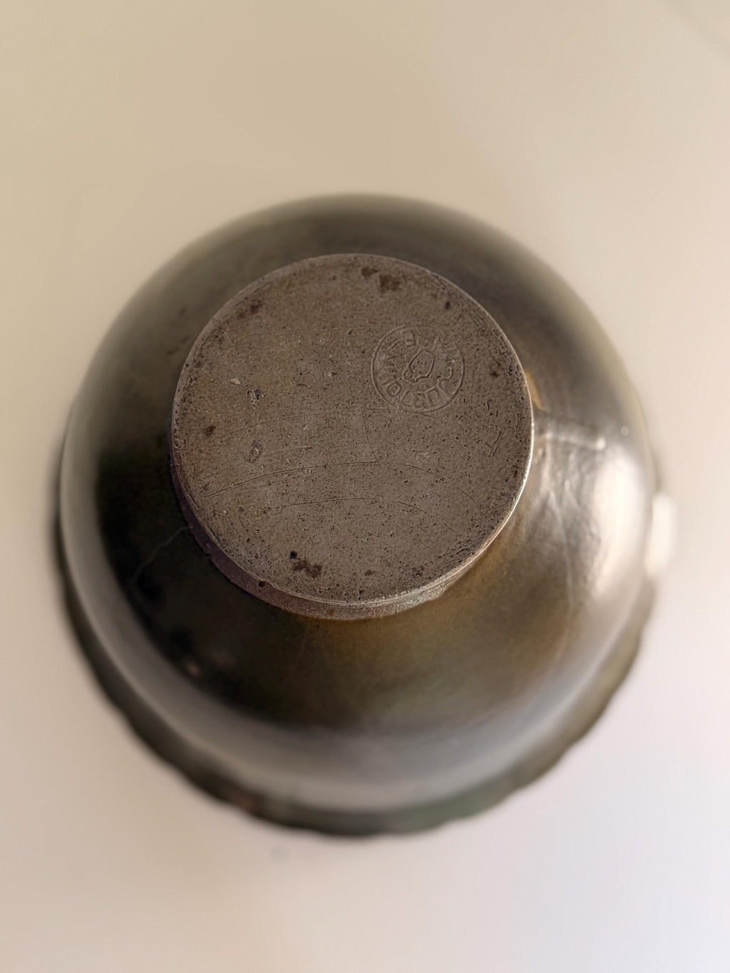 Green Stoneware Bowl