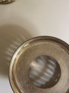 Decorative Silver Ketchup and Mustard Holders