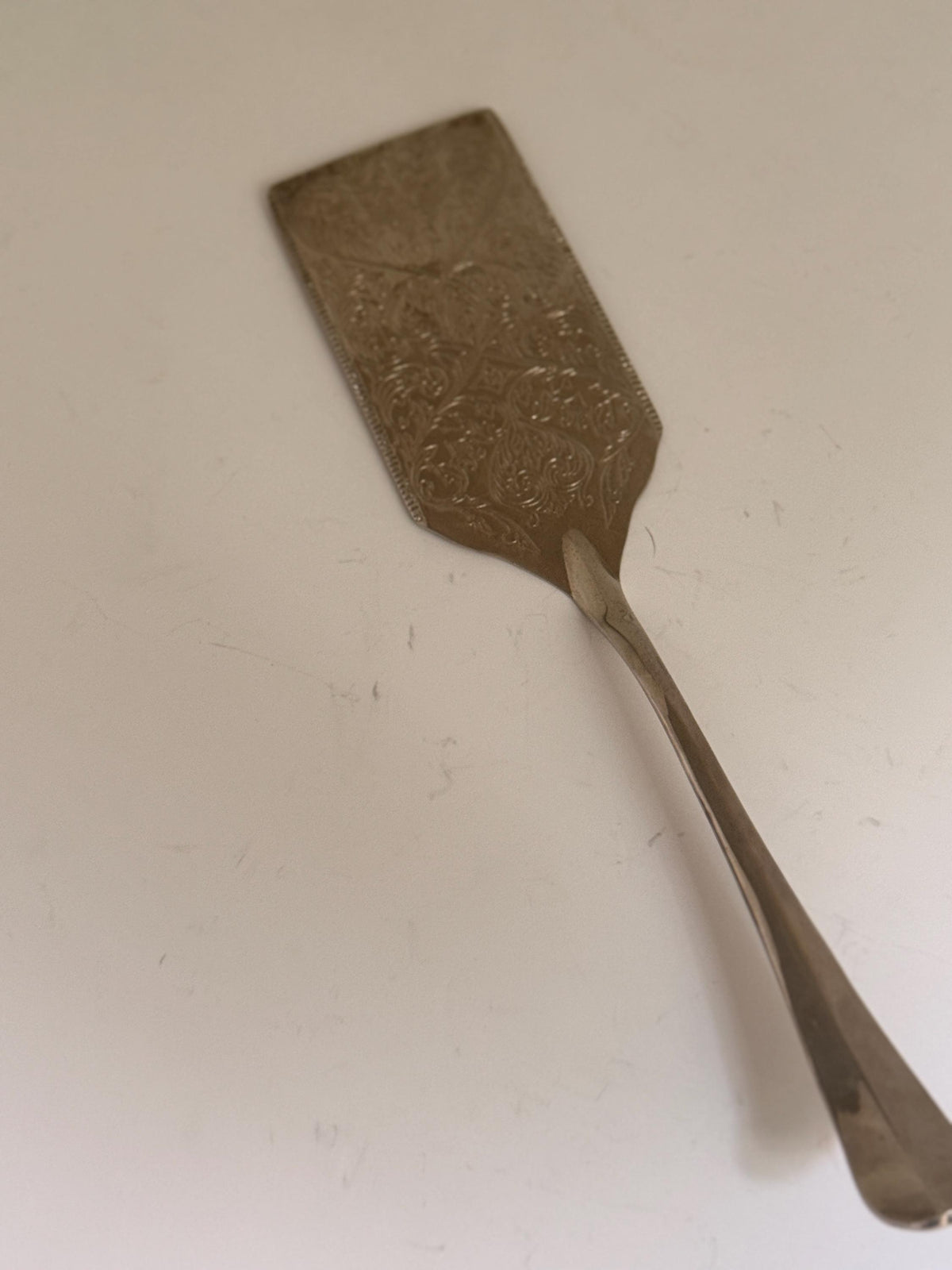 Silver Cake Server