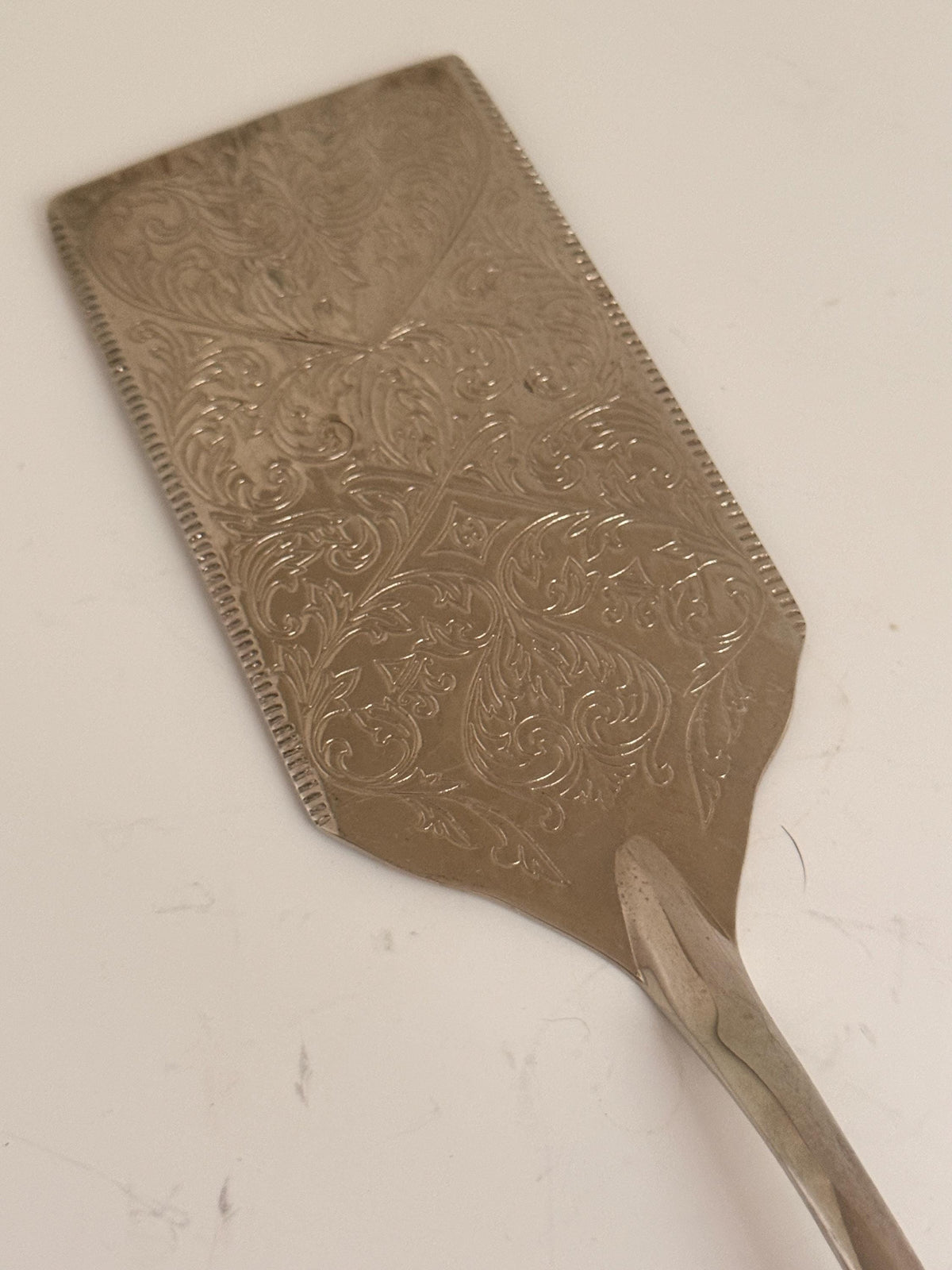 Silver Cake Server