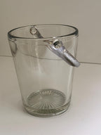 Etched Glass Ice Bucket
