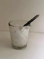 Etched Glass Ice Bucket