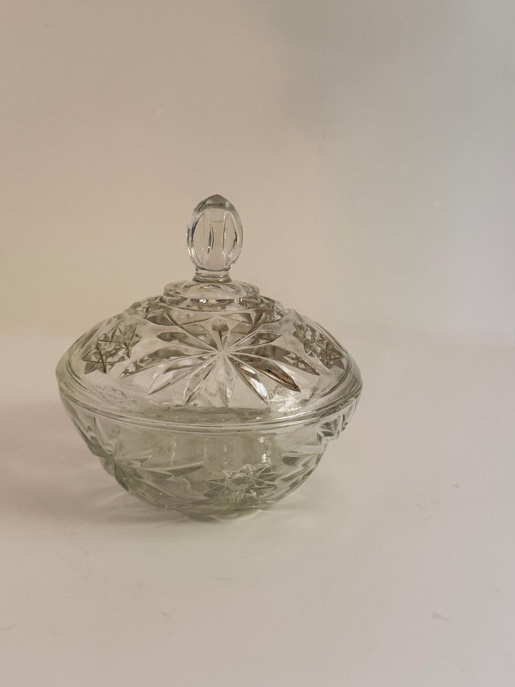 Etched Glass Candy Dishes