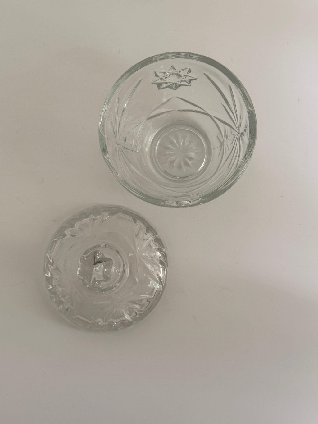 Etched Glass Candy Dishes