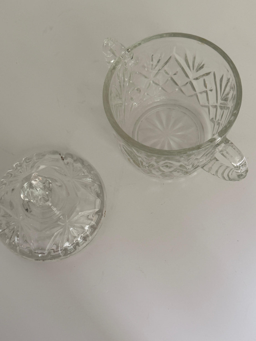 Etched Glass Candy Dishes