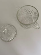 Etched Glass Candy Dishes