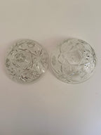 Etched Glass Candy Dishes