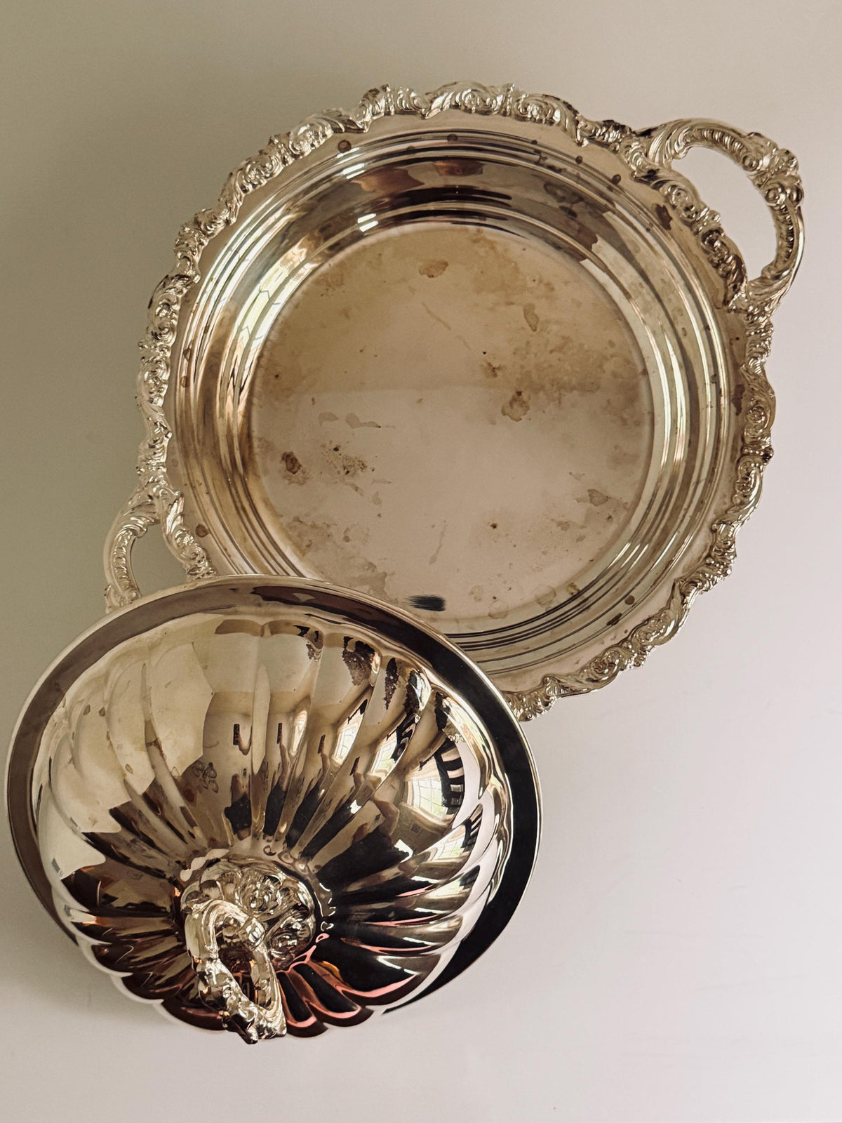 Silverplate Covered Serving Dish