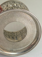 Decorative Silver Ketchup and Mustard Holders