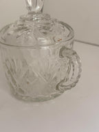 Etched Glass Candy Dishes