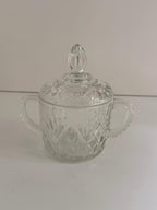 Etched Glass Candy Dishes