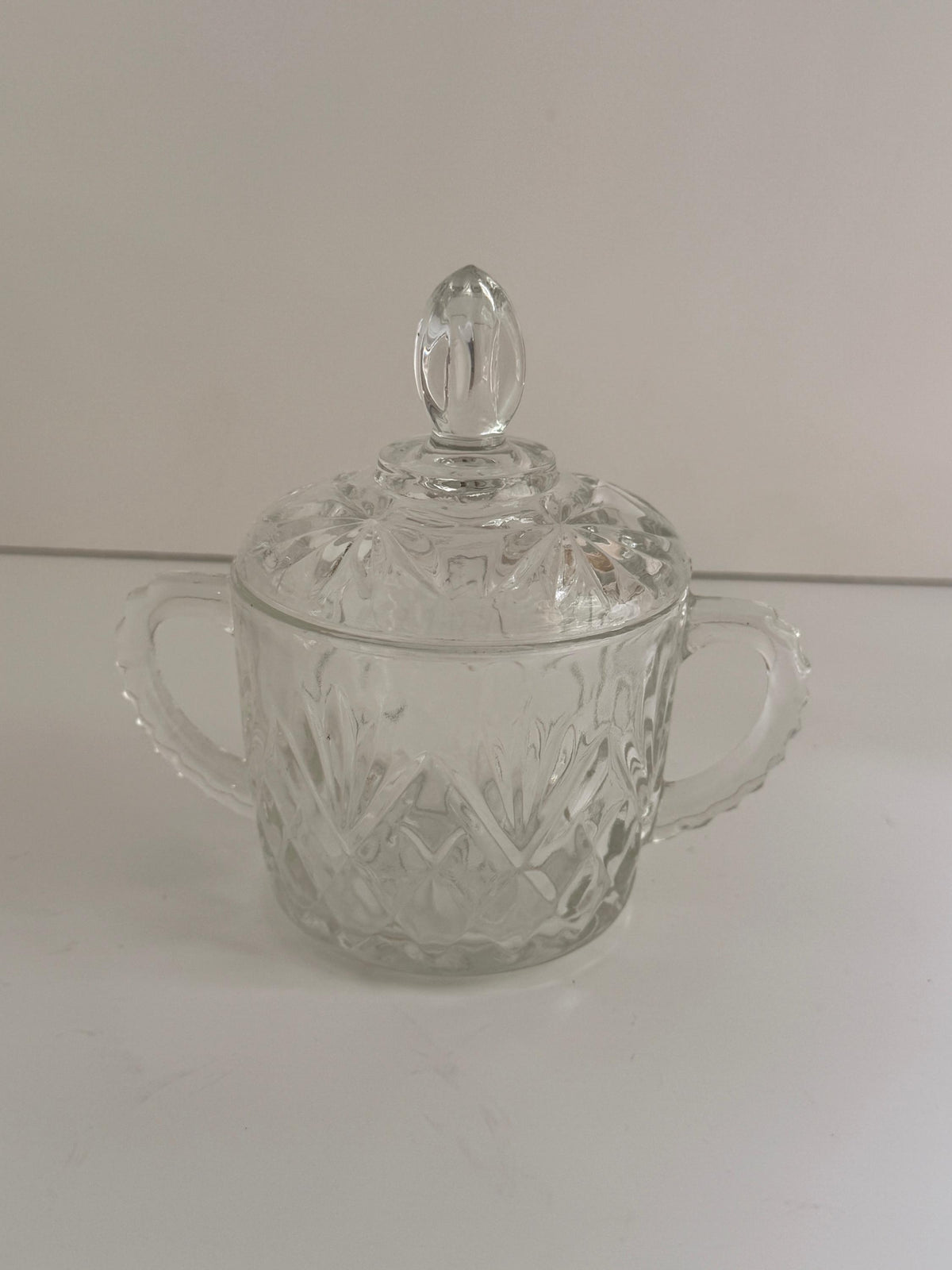 Etched Glass Candy Dishes