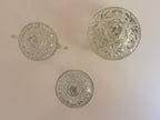 Etched Glass Candy Dishes