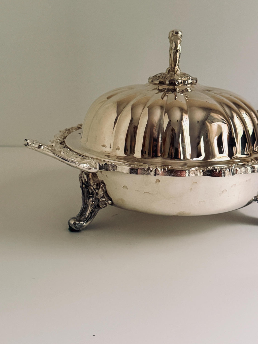 Silverplate Covered Serving Dish