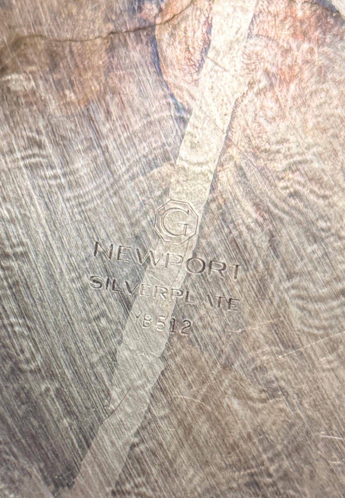 Vintage Engraved Silverplate Serving Tray, Round Floral Platter, Barware & Table Decor