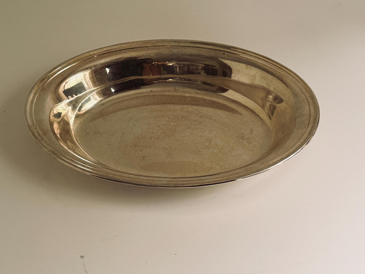 Oblong Silver Bowl