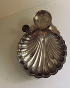 Vintage W&S Blackinton Silverplate Shell Serving Tray, Scallop Shell Hors d’Oeuvres Server, Sauce Bowl and Cocktail Pick Holder