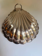 Vintage W&S Blackinton Silverplate Shell Serving Tray, Scallop Shell Hors d’Oeuvres Server, Sauce Bowl and Cocktail Pick Holder