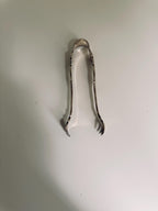 Vintage Wm. A. Rogers Silverplate Sugar Tongs, Ornate Floral Claw Tongs, Antique Style Serveware