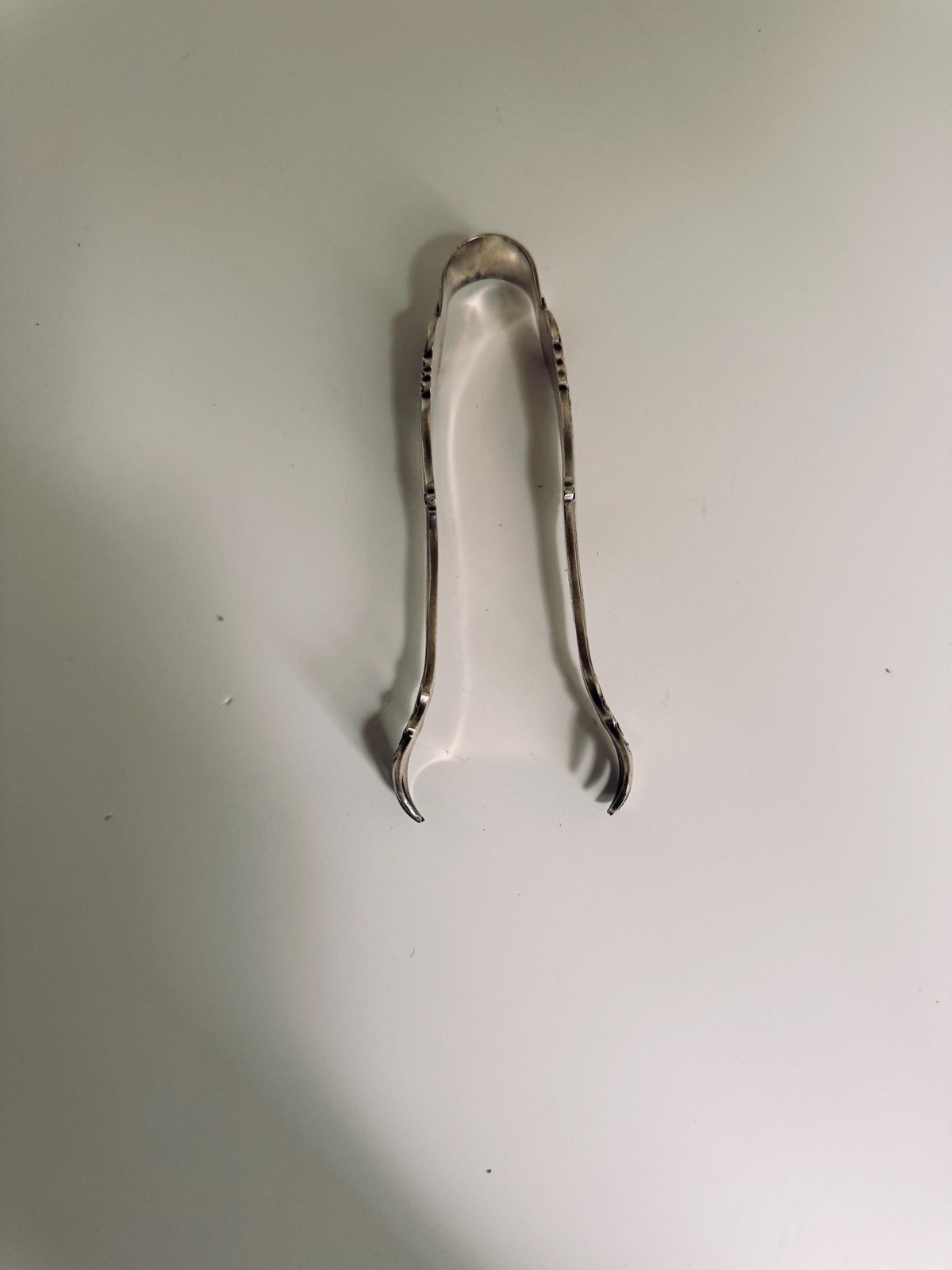 Vintage Wm. A. Rogers Silverplate Sugar Tongs, Ornate Floral Claw Tongs, Antique Style Serveware