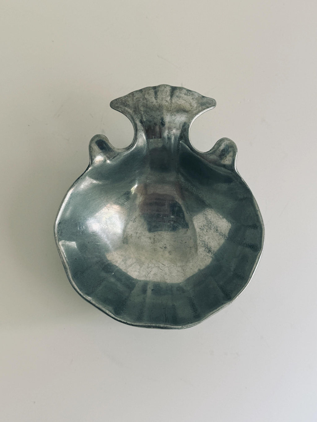 Vintage Wilton Armetale Radish Dish, Pewter Tone Vegetable Serving Bowl, Majolica Serveware