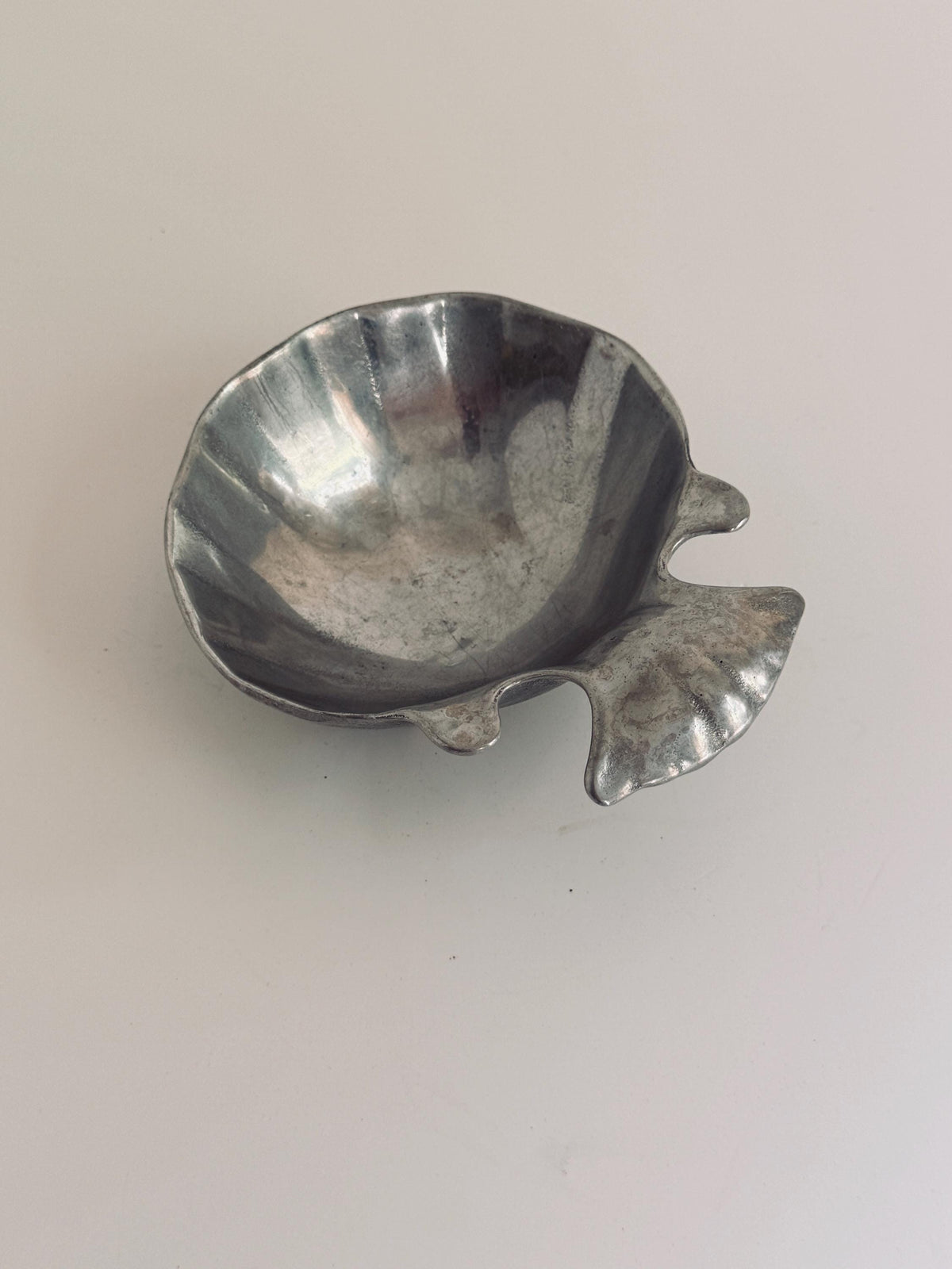 Vintage Wilton Armetale Radish Dish, Pewter Tone Vegetable Serving Bowl, Majolica Serveware