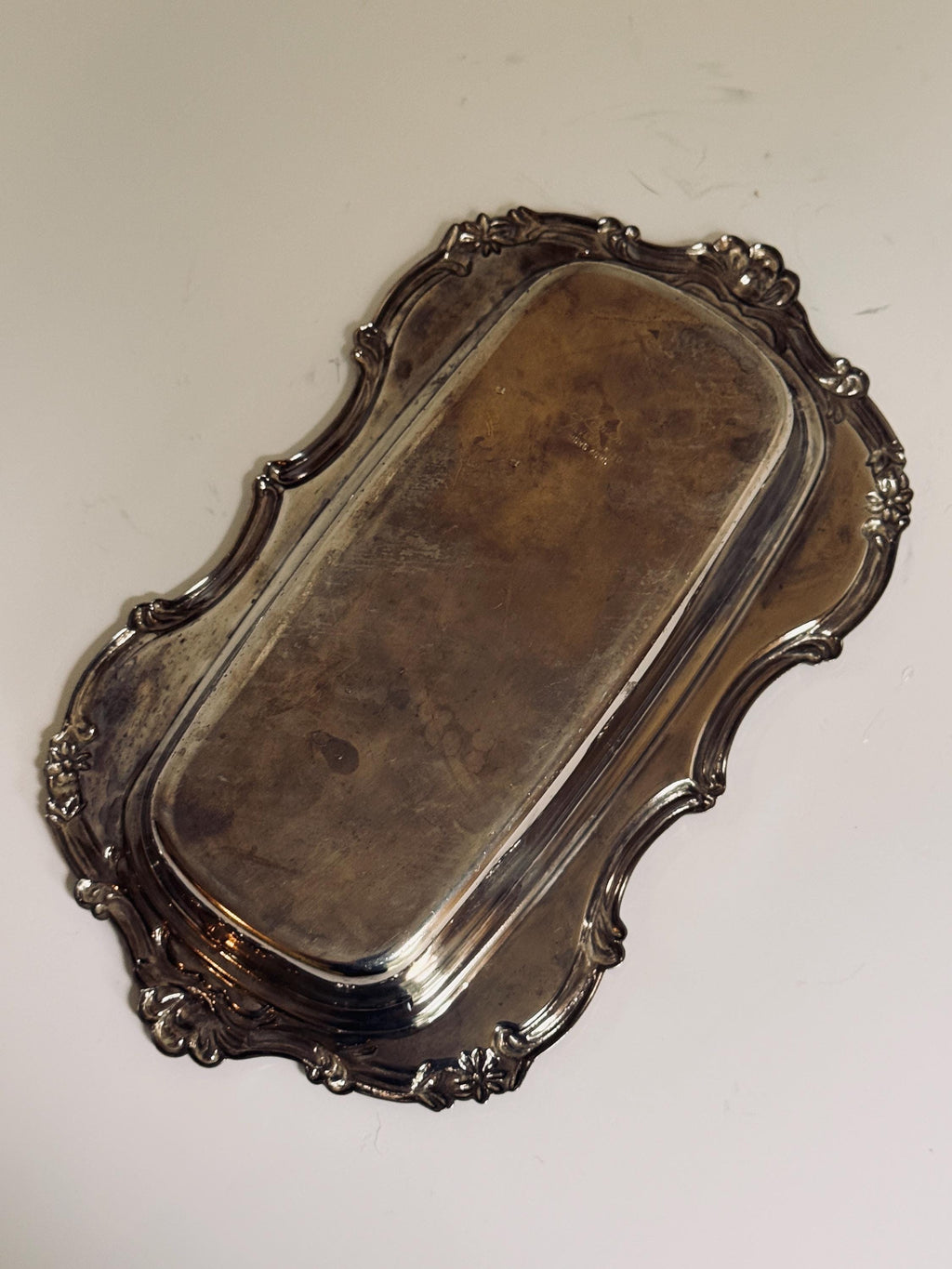 Vintage Silver Tone Covered Butter Dish, Glass Insert, Ornate Ribbed Dome Butter Server