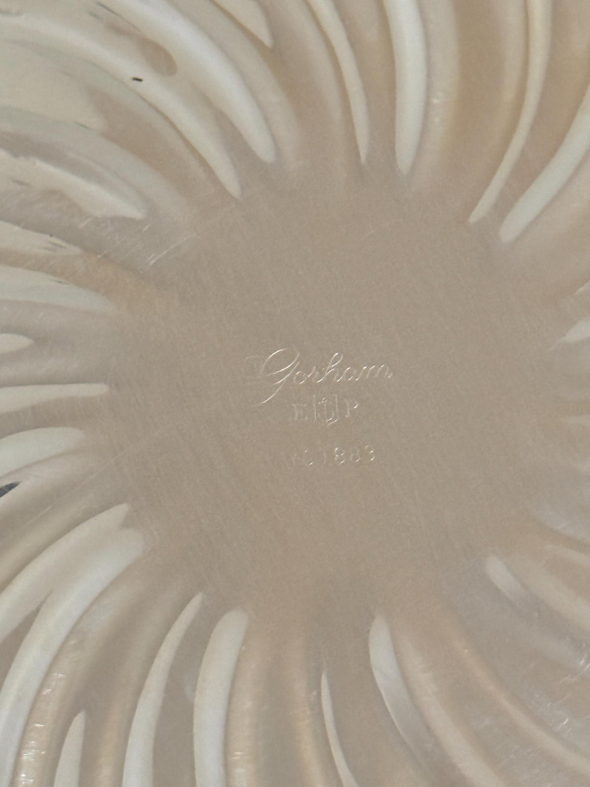 Vintage Godinger Silver Tone Serving Dish, Swirl Scalloped Tray, Decorative Bar & Tableware