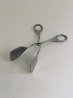 Vintage Stainless Steel Serving Tongs, Scissor Style Buffet Tongs, Pastry & Appetizer Server