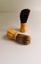 Vintage Shaving Brush, Carved Hand Handle, Antique Style Barber Brush, Gentleman’s Vanity Decor