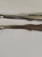 Vintage Wm. A. Rogers Silverplate Sugar Tongs, Ornate Floral Claw Tongs, Antique Style Serveware