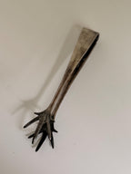 Vintage EPNS Silverplate Bird Claw Tongs, Novelty Tableware (6" Long)