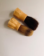 Vintage Shaving Brush, Carved Hand Handle, Antique Style Barber Brush, Gentleman’s Vanity Decor