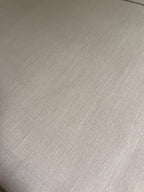 Neutral Woven Placemats, Set of 4, Oatmeal Beige Table Linens with Brown Stitched Border