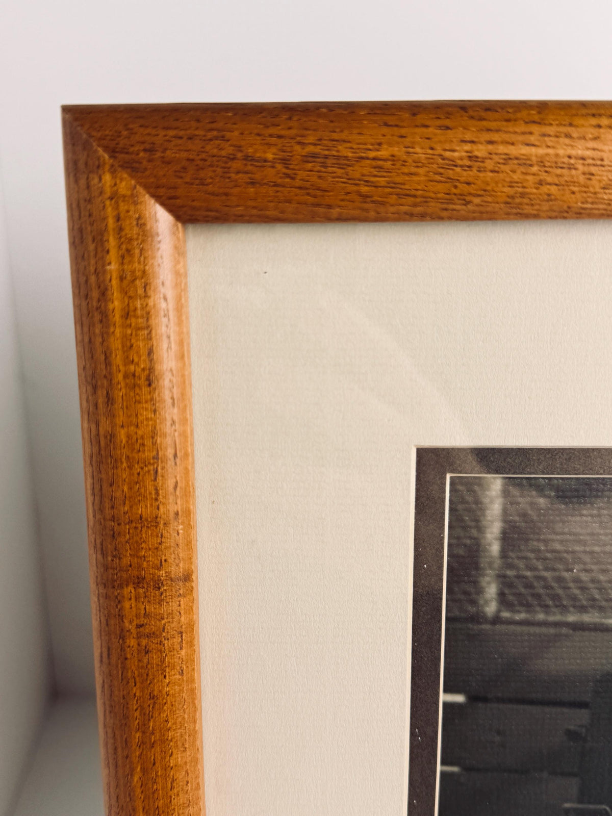 Framed Black and White Baseball Photograph, Vintage Sporting Wall Art
