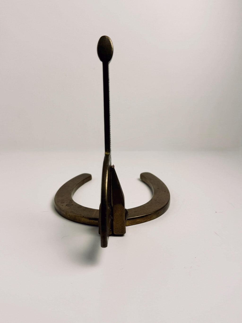 Vintage Brass Farrier Hoof Angle Gauge, Horseshoe Measuring Tool, Equestrian Collectible
