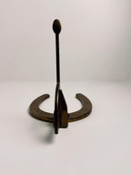 Vintage Brass Farrier Hoof Angle Gauge, Horseshoe Measuring Tool, Equestrian Collectible