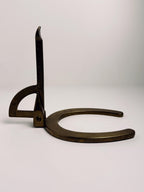 Vintage Brass Farrier Hoof Angle Gauge, Horseshoe Measuring Tool, Equestrian Collectible